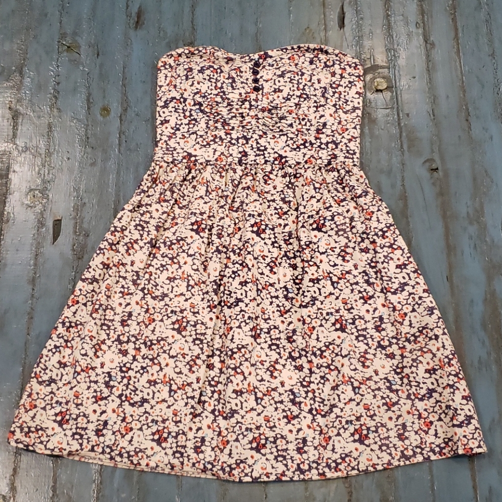 🌺Strapless Summer Dress